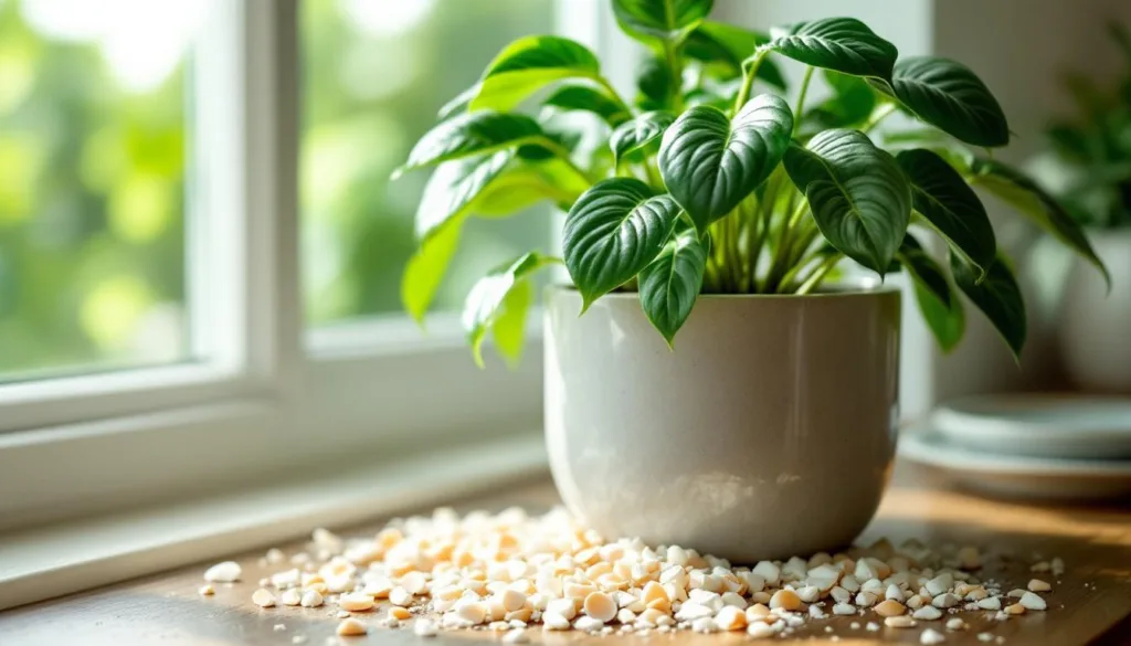 גלה כיצד שימוש בקליפות ביצים יכול לשפר את הצמחים הביתיים שלך, לחזק את השורשים ולהעשיר את האדמה באופן טבעי.