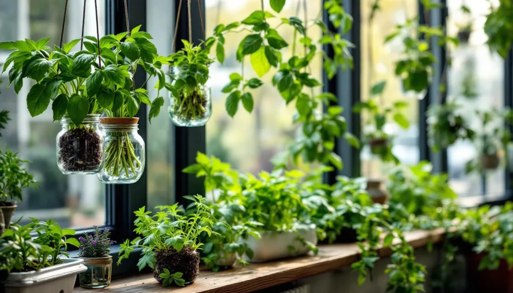 למדו איך לגדל עשבי תיבול בכל מקום ללא צורך בעציץ או גינת ירק, עם שיטות פשוטות ויעילות שמקלות על הטיפול בצמחייה הביתית.