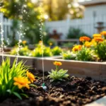 השיטה האוטומטית להשקיית הגינה ללא צורך בצינור או במערוך, לחיסכון בזמן ובמאמץ.