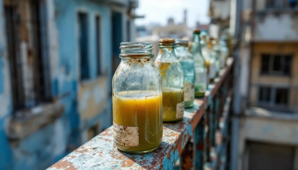 גלה מדוע השארת בקבוקים עם מים או חומץ על המרפסת עלולה להחמיר את המצב ומה חשוב לעשות כדי למנוע נזקים נוספים.