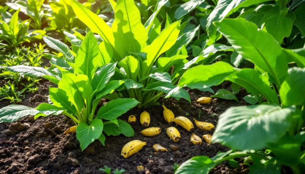 למד כיצד להשתמש בקליפות בננה כפתרון טבעי לגידול גינה בריאה ופורחת, ללא צורך בדשנים כימיים או קומפוסט.
