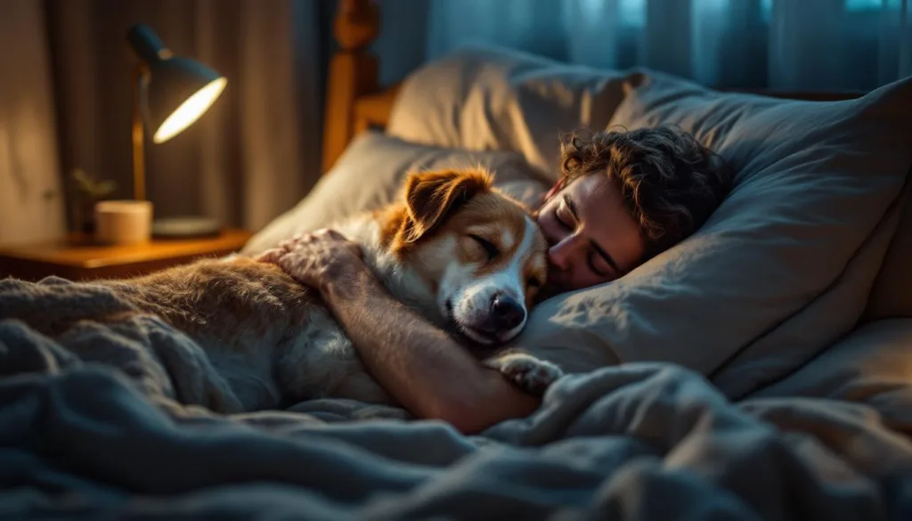 גלה מדוע שינה יחד עם הכלב מצביעה על תלות רגשית וכיצד זה משפיע על הבריאות הנפשית והרגשית שלך.