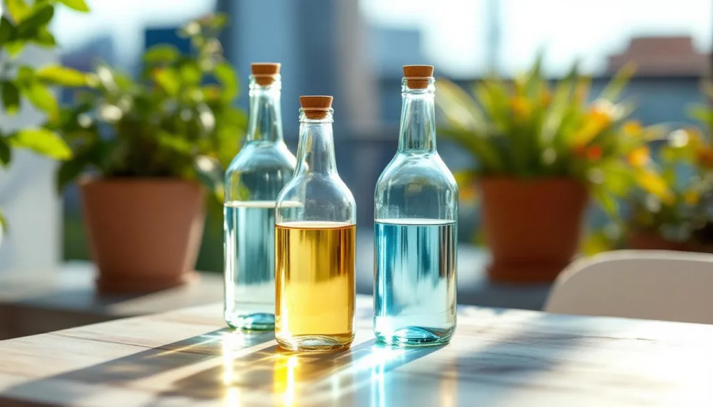 גלה מה קרה כשניסיתי בקבוקים עם מים וחומץ במרפסת – התוצאה המפתיעה שלא צפיתי לה!