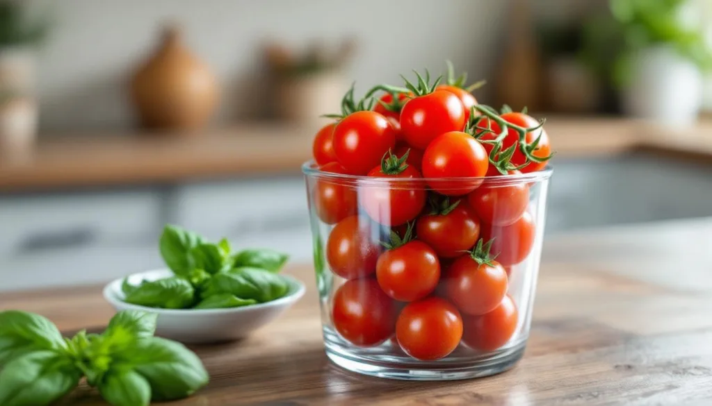 גלה את הטריק הסודי לשמירת עגבניות שרי טריות לאורך זמן בקלות וביעילות.