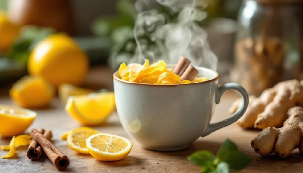 גלה את האמת על הרתחת קליפות לימון, קינמון וג'ינג'ר – האם היא באמת מרפאת ומסייעת לבריאות או רק מיתוס מטעה? קרא את המאמר המעמיק שלנו.